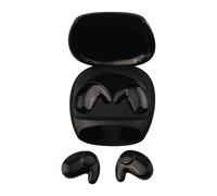 Kivivaka Auricolari wireless invisibili con cancellazione del rumore, cuffie stereo HiFi per il sonno, 5,3 ore di riproduzione, nero e bianco