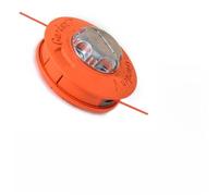 Kivivaka Bobina di alluminio Bump Trimmer Testa 2 Linea Nylon Feed Erba Decespugliatori per Arancione