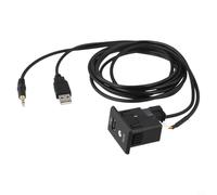 Kivivaka Cablaggio adattatore di ingresso audio AUX USB per Nissan 370Z per Altima per frontiere per Rogue per NV per Kicks 2013-2019 per OEM 28023-4BA0B
