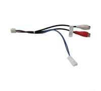 Kivivaka Cavo audio da 8 pin a RCA per autoradio per unità principale | 8 pin per adattatore RCA, trasmissione audio chiara e riproduzione, adatto per unità principali Android