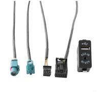 Kivivaka Cavo di interfaccia USB a 4 pin AUX connettore cablaggio, per NBT per autoradio Evo 180 cm nero