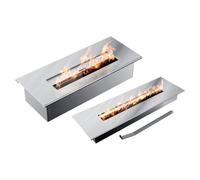 Kivivaka Coperta in fibra di ceramica resistente al fuoco per caminetti e bruciatori, confezione da 3 tappetini di sicurezza ad alta temperatura, migliora la fiamma e la sicurezza, valutazione 1206 °C