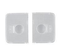 Kivivaka Coppia di coperture bianche per luci da lettura interne in plastica per Altima 2004-2007, X-Trail T31 per Rogue 2008-2013, ricambio diretto