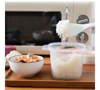 Kivivaka Cuociriso e vaporiera per microonde, versatile, in polipropilene, per verdure, zuppa, pasta, risparmio di tempo, strumento da cucina pulito