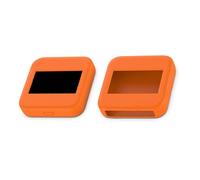 Kivivaka Custodia in silicone nera e arancione per NETGEAR Nighthawk M6 per Pro, guscio protettivo con impugnatura antiscivolo, ritagli precisi, custodia da viaggio compatta