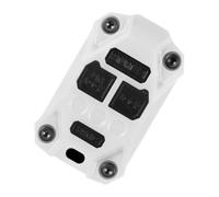 Kivivaka Custodia per chiave auto ABS per Jeep per Wrangler JK JKU Sahara | Rubicon 2007-2018, sostituzione diretta bianca