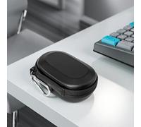 Kivivaka Custodia protettiva in EVA per mouse Logitech MX Anywhere 3S, custodia rigida da viaggio con tasca a rete elastica e cinghia da polso, colore nero
