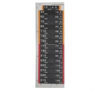 Kivivaka Etichette adesive trasparenti in polipropilene per pesi da 4,5 a 140,6 kg, per attrezzature da palestra, resistenti al sudore e rimozione senza tracce, nere (4,5-140,6 kg)