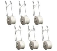 Kivivaka Ferro Pomodoro Rollerhook Traliccio Sistema con 150 m Corda, Gancio Supporto Pianta Vite Serra Giardino