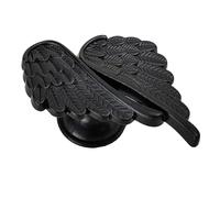Kivivaka Maniglie per armadi in lega di zinco con ali d'angelo, maniglie per cassetti moderne e minimaliste, mobili per la casa, oro/argento/bronzo antico/nero/rame antico nero