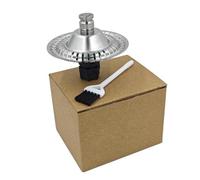 Kivivaka Montalatte in acciaio inox per TM5/TM6/TM7, compatibile con i modelli Bimby per caffè, uova, cappuccino, latte, cioccolata calda, frappuccino, include spazzola per la pulizia