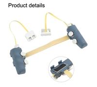 Kivivaka Pulsanti per controller di gioco a sei dita Tablet e iPad, trigger di gioco mobili ABS con controllo a 8/10 dita, per sparatutto nero compatto per PUBG COD