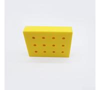 Kivivaka Scatola portaoggetti in plastica M8 con 12 scomparti compatti (12 | Massimizza lo spazio di archiviazione con 30 fori, robusta struttura in plastica, stabilità filettata M8