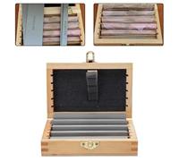 Kivivaka Set di 12 blocchi paralleli in lega di acciaio, lunghezza 120 mm, gamma di altezza 10-35 mm, per fresatrice CNC, tornio e morsa