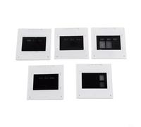 Kivivaka Set di griglie per diffrazione di interferenze, 50 x 50 mm, con fessura singola/doppia/tripla, apertura circolare e griglia a rete, per esperimenti di fisica e ottica