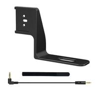 Kivivaka Staffa per microfono Insta360 X5 per DJI MIC per Mini, supporto adattatore in lega di alluminio con cavo audio, nero
