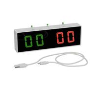 Kivivaka Tabellone segnapunti elettronico del biliardo con per alto colore | Display Luminosità, Contatore Digitale Ricaricabile con Buzzer Udibile Snooker Pool Hall Competizione Gioco