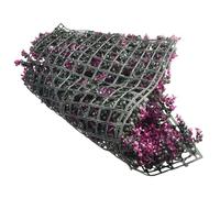 Kivivaka Tappeto artificiale prato prato pannello parete casa, matrimonio e finestra, siepe fogliame PVC, 40 x 60 cm, viola chiaro scuro