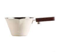 Kivivaka Tazza dosatrice per caffè espresso in acciaio inox con manico in | Misurini da caffè in acciaio inox 304 resistenti alla ruggine con una finitura liscia per prestazioni di lunga durata e