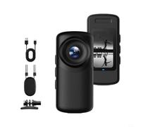 Kivivaka Touch screen indossabile dimensionato della macchina fotografica | Compatto per mini corpo, risoluzione Full HD, pannello display IPS, per obiettivo ultra grandangolare