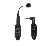 Kivivaka UHF - Microfono senza fili per sassofono e violino in ottone, suono chiaro, senza fili, con display LCD, per chiesa, matrimoni, palcoscenico, 18,2 cm (1 in 1)