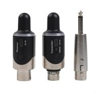 Kivivaka UHF Wireless Headset Mic System XLR Ricevitore Trasmettitore - Gamma 50 metri Anti-Jamming Audio Converter per DSLR Camera Vlog