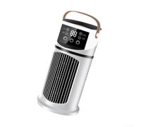 Kivivaka Unità AC portatile a 9 livelli con modalità turbo, timer da 8 ore, luce LED per camera da letto, cucina, spazio personale, 27 x 15,5 cm (bianco)