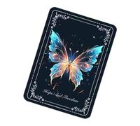kivrimlarv 3D Butterfly Tarot Card - 12 Pack Dynamic Tarot, 3D Visual Card with Flying Butterfly Effect, Paper Greeting Flashcard Set with Decorative Design, Collectible Gift for Women Girls Study