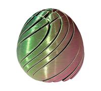 kivrimlarv 3D Printed Fidget Toys - Rotating Easter Eggs, Fun Desktop Decor with Mechanism, Stress Relief Easter Toys, Holiday Home Decoration for Nursery Bedroom Office Entryway Table Shelves