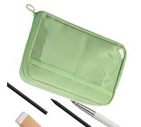 kivrimlarv Astuccio per matite con cartoni animati, multifunzionale, versatile 12, verde, Vedere la descrizione, Vedere la descrizione | Astuccio portamatite con scomparti ad alta capacità, design resistente e portatile, per scuola e casa (1 pezzo)
