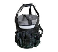 kivrimlarv Fishing Buckets Bag, Fishing Tackle Bag, Multi Pocket Fishing Bucket Tool Organizer, Fishing Bucket Tool Bags, Fish Tool Organizer Bags, Bucket Bag for Fishing Gear