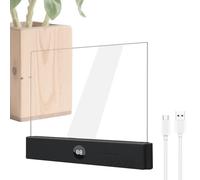 kivrimlarv Flat Book Light - Desk Reading Lamp, Smart LED Light for Studying, Eye Care Panel with Touch Control, Desktop Lighting Supplies, Late Night Reading Study Use