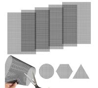 kivrimlarv Flower Pot Mesh - Planter Drainage Screen, Soil Loss Guard with Rectangular Shape, Breathable Liner with Erosion Control, Gardening Accessories, Bonsai Pot Bottom Mat for Indoor Outdoor