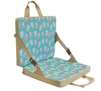 kivrimlarv Foldable Stadium Seat Cushion, Bleachers Cushions with Back Support, Back Support Picnic Bleacher Seats, Portable Stadium Seat Cushions for Bleachers, Back Support Picnic Bleacher Seats
