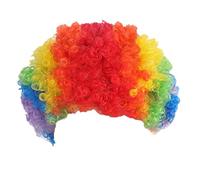 kivrimlarv Halloween Jokers Wig, Synthetic Hair Wig, Colorful Cosplay Wig, Jokers Hair Wig, Short Curly Rainbow Wig For Jokers Costume For Halloween And Cosplay Events