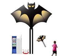 kivrimlarv Kites for Kids - Colorful Beginner Flying Kite with Comfortable Grip Handle, Dynamic Outdoor Toy for Boys And Girls, Family Fun Activity, Beach And Park Entertainment, Sports Game