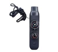 kivrimlarv Loud Survival Whistle - Compass Equipped Whistle, Built in LED Light And Temperature Gauge, Safety Gear for Mountaineering Hiking Outdoor Camping Trips with Friends And Family