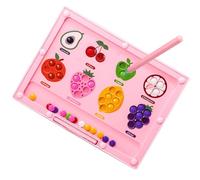 kivrimlarv Magnetic Color Maze Educational Toy, Toddler Color Sorting And Fruit Learning Board, Early Preschool Thinking Logic Game for Baby, Kids’ Motor Skill Development Playset for Home