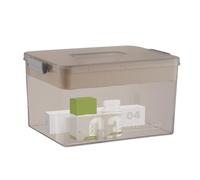 kivrimlarv Medicine Organizer Box, Portable Multi-Functional Storage Case, Compact Medical Supply Container, Pill Holder For Home, Travel, First-aids, And Household Use, 13.39x9.84x7.87in