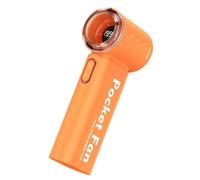 kivrimlarv Mini ventilatore portatile ricaricabile - Display digitale dispositivo di raffreddamento portatile a 5 velocità | Raffreddatore d'aria portatile compatto per la stagione calda estate picnic