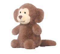 kivrimlarv Monkey Plush, Stuffed Animal Toy, Soft Cuddly Design, Gift-Ready for Kids, for Bedroom Living Room Home Decor Birthday Christmas and Monkey Lovers Alike, 9.06 Inches Brown