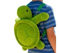 kivrimlarv Plush Turtle Costume Backpack - Soft Cute Bag for Daily Use | Fun Animal Themed Backpack Ideal for School, Travel, Outdoor Activities, Birthdays, Family Events, Boys and Girls
