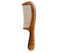 kivrimlarv Travel Hair Comb, Natural Wood Comb, Wooden Detangler Comb, Detangling Hair Comb, Wooden Scalp Massager, Ergonomic Hair Comb, Detangling Comb For Curly Hair And Scalp Massage