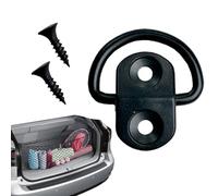 kivrimlarv Trunk Net Hooks for Cars - 4 Pack Tie Down Hangable Fasteners with Screws, Rear Trunk Mount Hardware, Cargo Net Installation Kit, Universal Car Modification Accessory