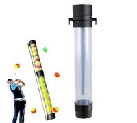 kivrimlarv Tubo per raccogliere palline da tennis, collezionista di palline da tennis, grande capacità, con tracolla, per personale del campus, organizzatori di tornei