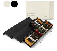 KIVY Scaffale Portaspezie in Metallo Regolabile per Cassetti - Organizer e Contenitore per Spezie - Inserto per Cassetto Cucina