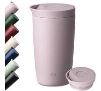 KIVY Tazza Termica 350ml [BICCHIERE CAFFÈ DA ASPORTO] - Thermos in Acciaio Inox Per Caffè o Tè - Bicchiere Termico Da Viaggio - Bicchiere da Caffè Lavabile in Lavastoviglie e Antigoccia - Viola