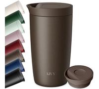 KIVY Tazza termica da 350 ml (caldo per 6 ore e freddo per 24 ore), per caffè, tè e caffè freddo, da asporto, tazza termica con coperchio, tazza da viaggio, tazza da tè, tazza termica da asporto