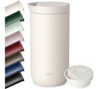 KIVY Tazza termica da 500 ml (caldo per 6 ore e freddo per 24 ore), per caffè, tè e caffè freddo, da asporto, tazza termica con coperchio, tazza da viaggio, tazza da tè, tazza termica da asporto