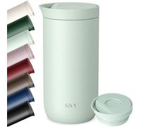KIVY Tazza termica da 500 ml (caldo per 6 ore e freddo per 24 ore), per caffè, tè e caffè freddo, da asporto, tazza termica con coperchio, tazza da viaggio, tazza da tè, tazza termica da asporto